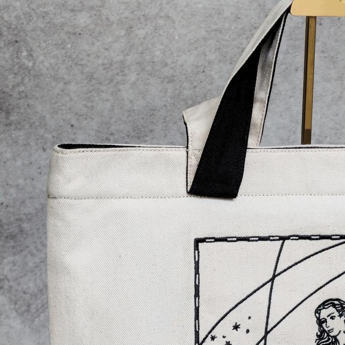 Ophiucus and Venusta Embroidered Totebag