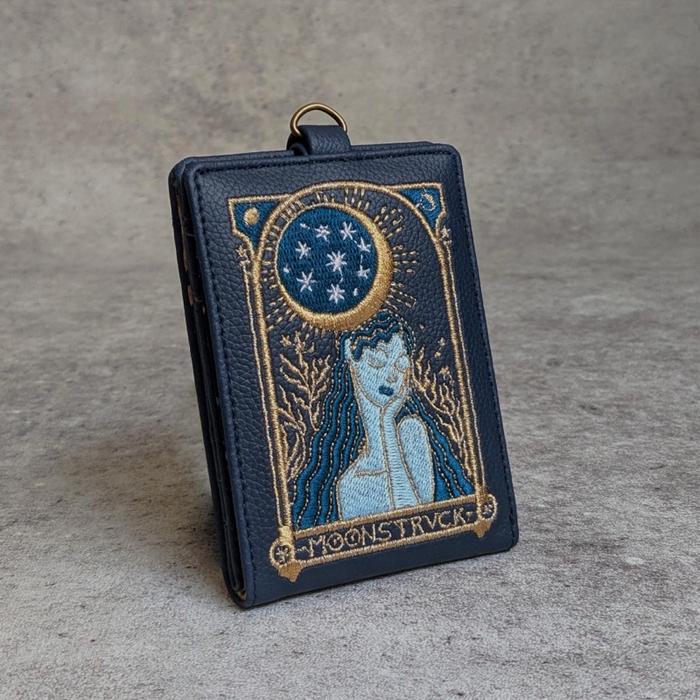 Moonstruck Folded Embroidered Wallet