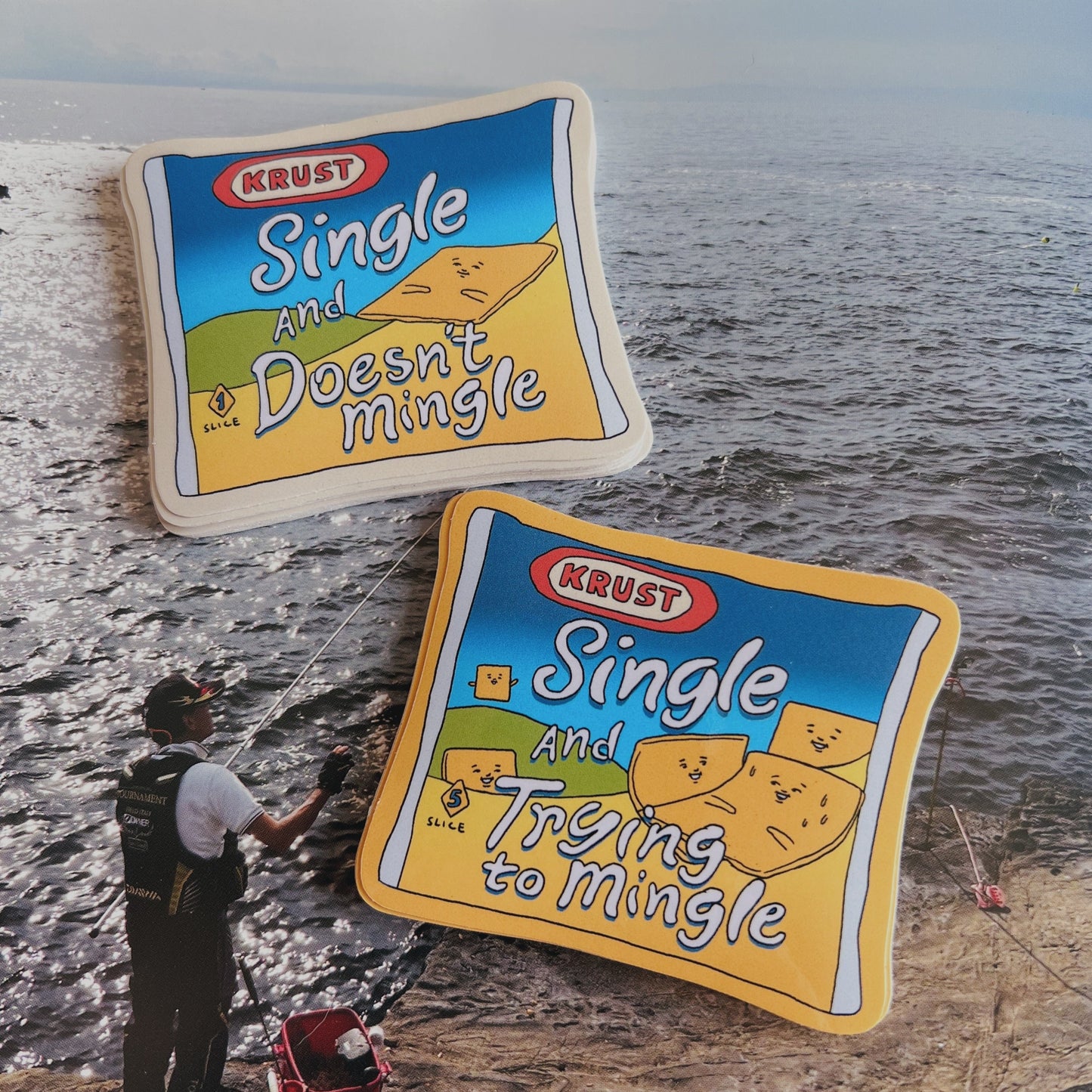 Single And Doesn't Mingle Vinyl Sticker