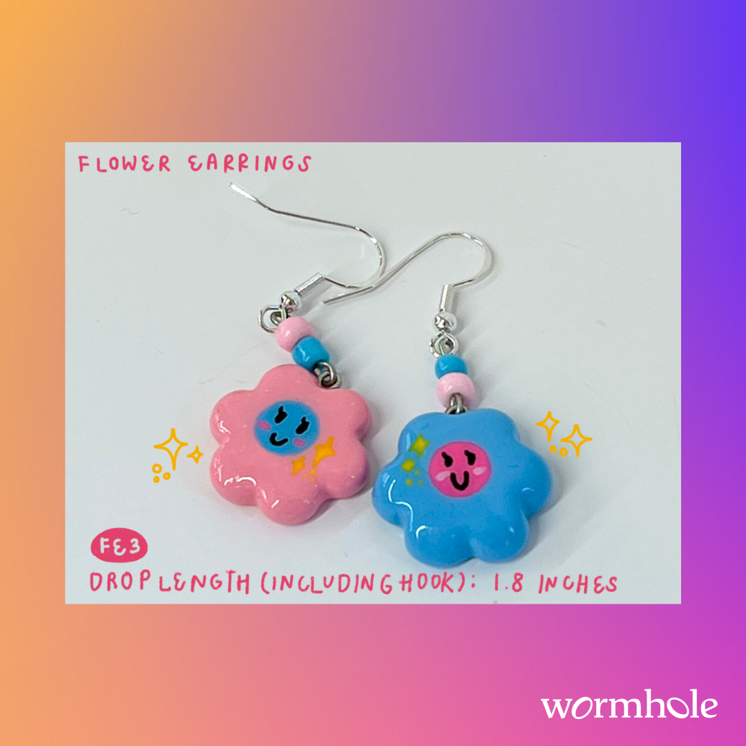 flower earrings