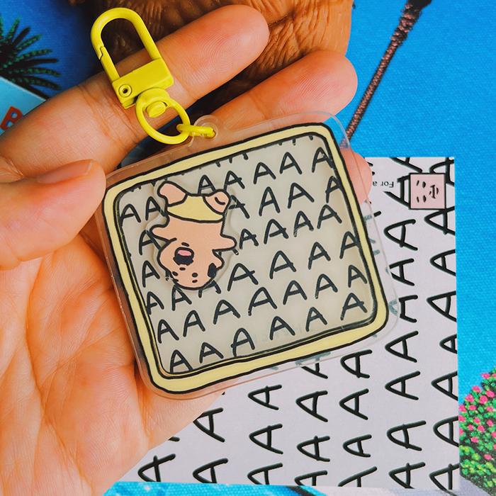 AAAAAAAA Acrylic Shaker Keychain
