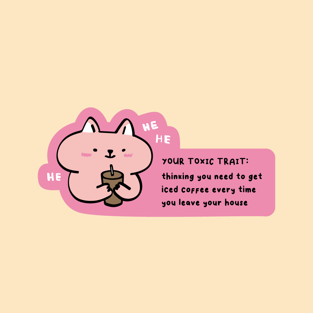 toxic trait series sticker