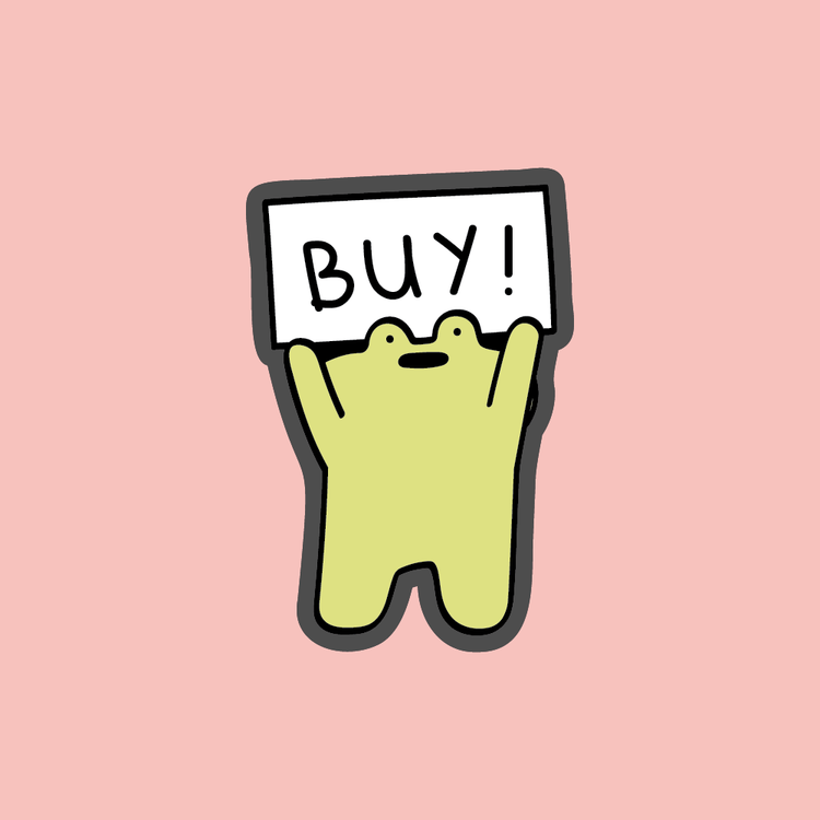 enabler frog sticker