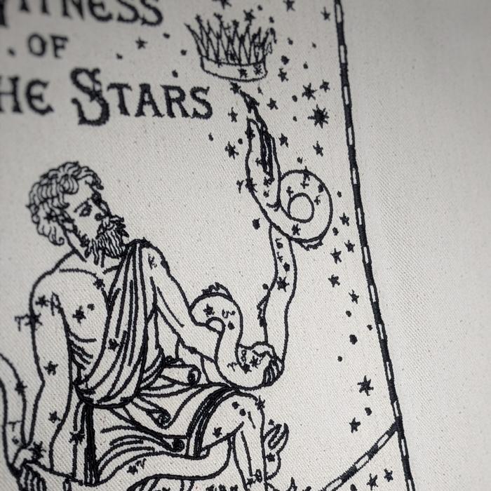 Ophiucus and Venusta Embroidered Totebag