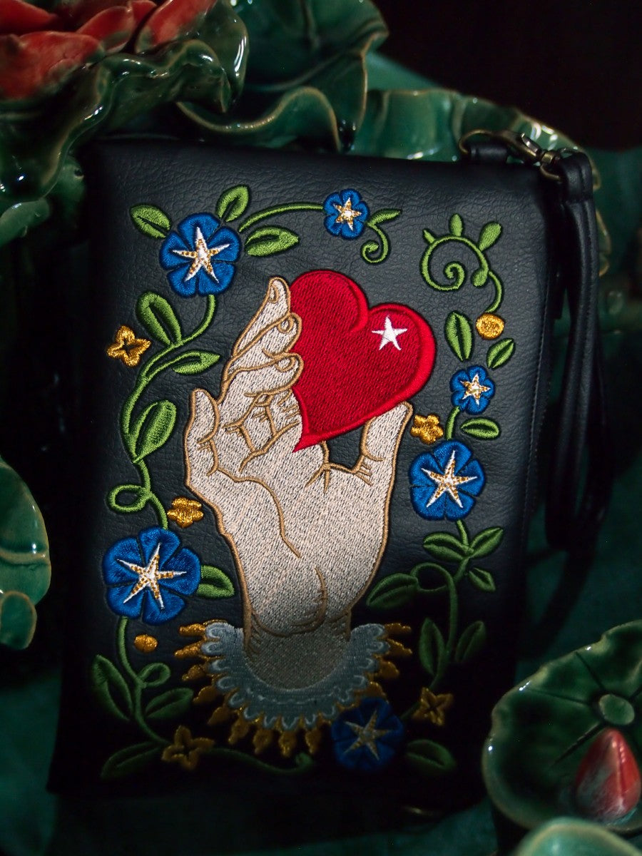 Cupid's Touch Faux Leather Pouch