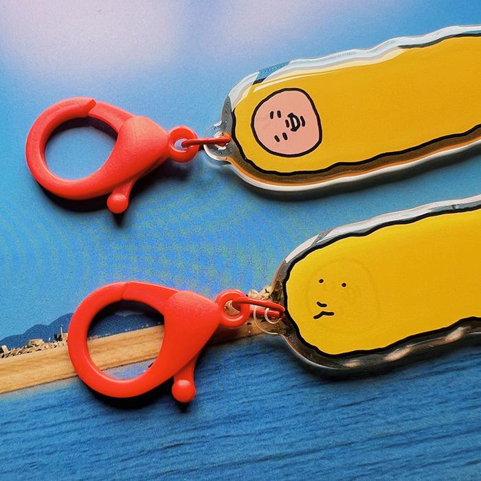 Tempura-san Epoxy Acrylic Keychain