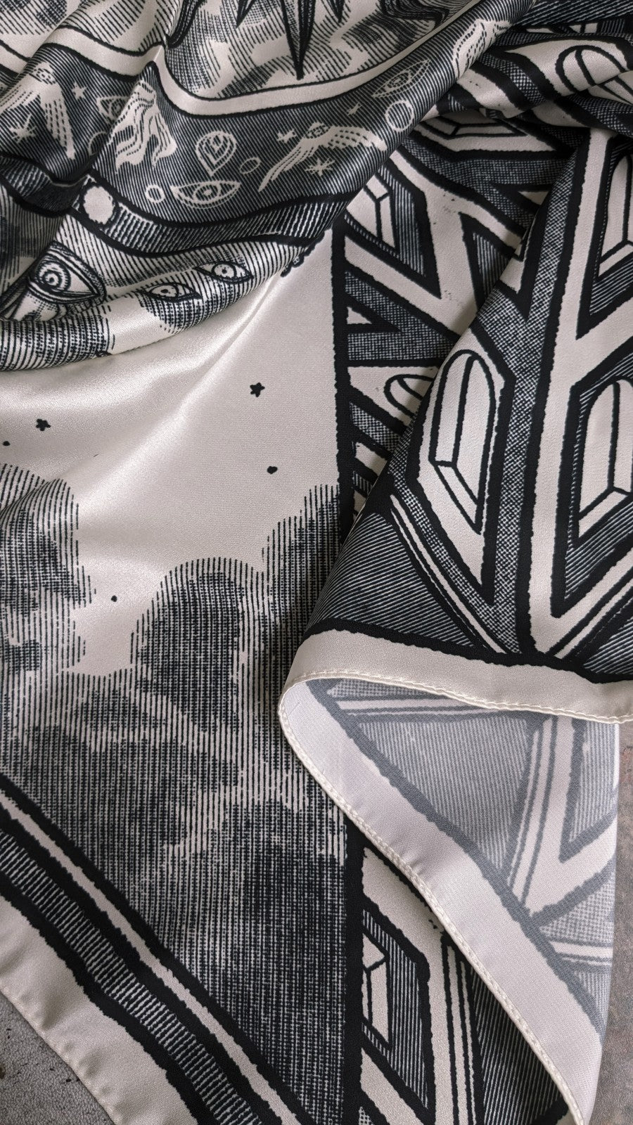 Albert Yonathan Setyawan x somethingstokeep - Everseeing Satin Scarf