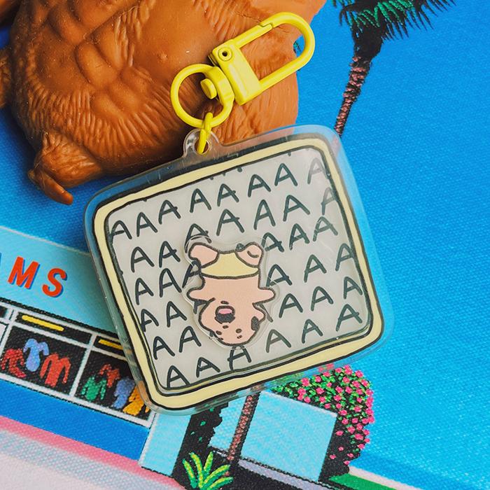 AAAAAAAA Acrylic Shaker Keychain