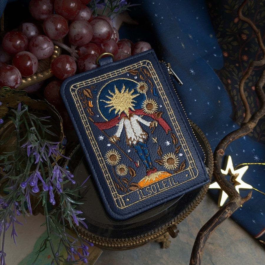 Il Soleil Embroidered Card Wallet