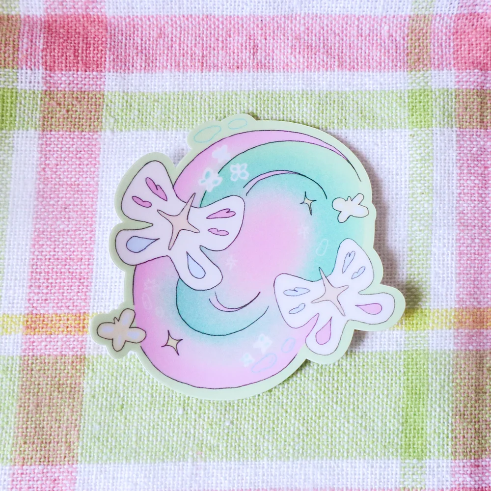 Flying Butterfly Sticker