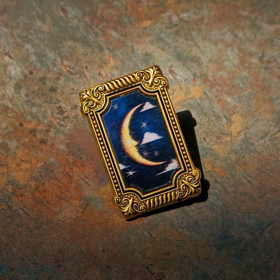 Lunar Door Animated Pin