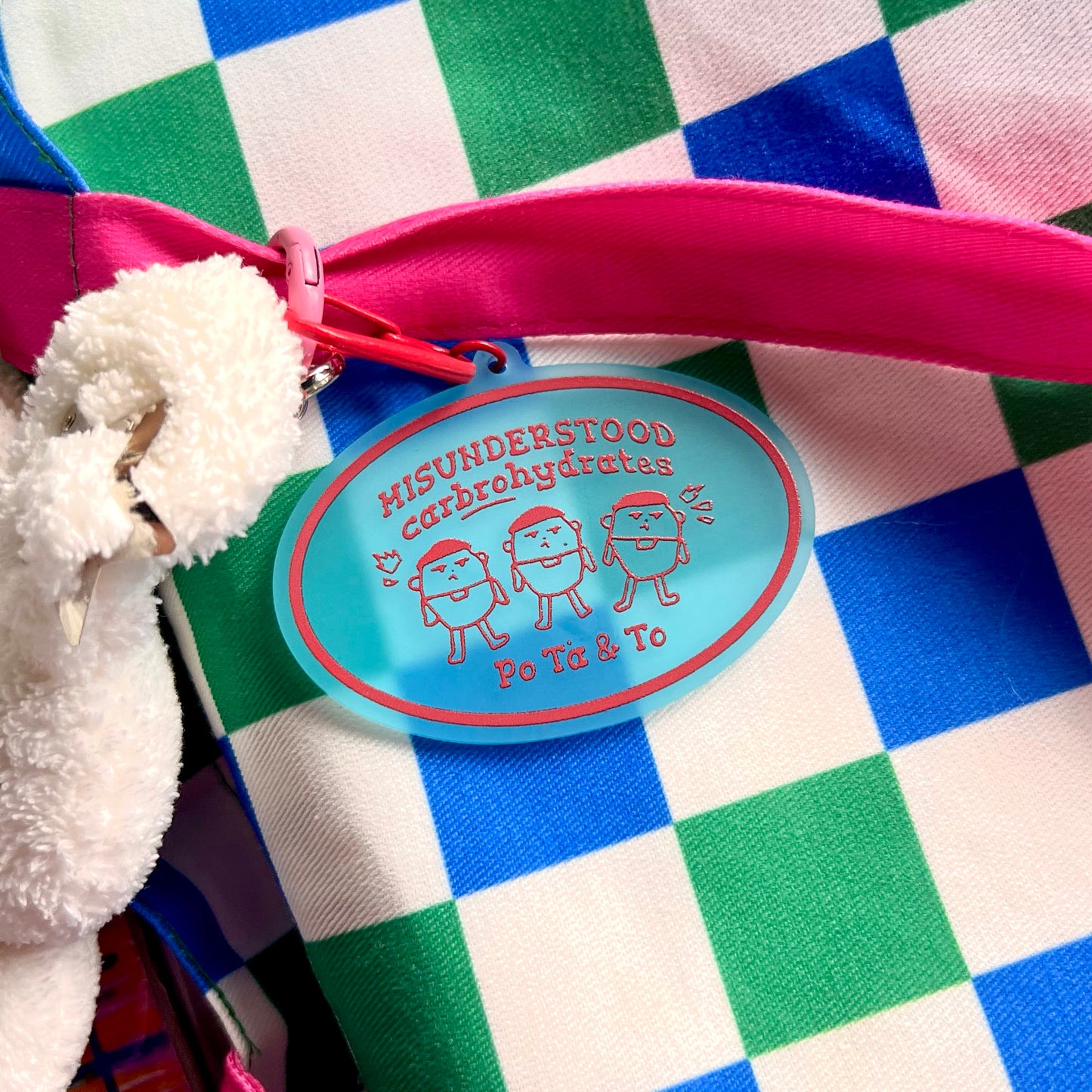 Misunderstood Carbohydrates Matte Keychain