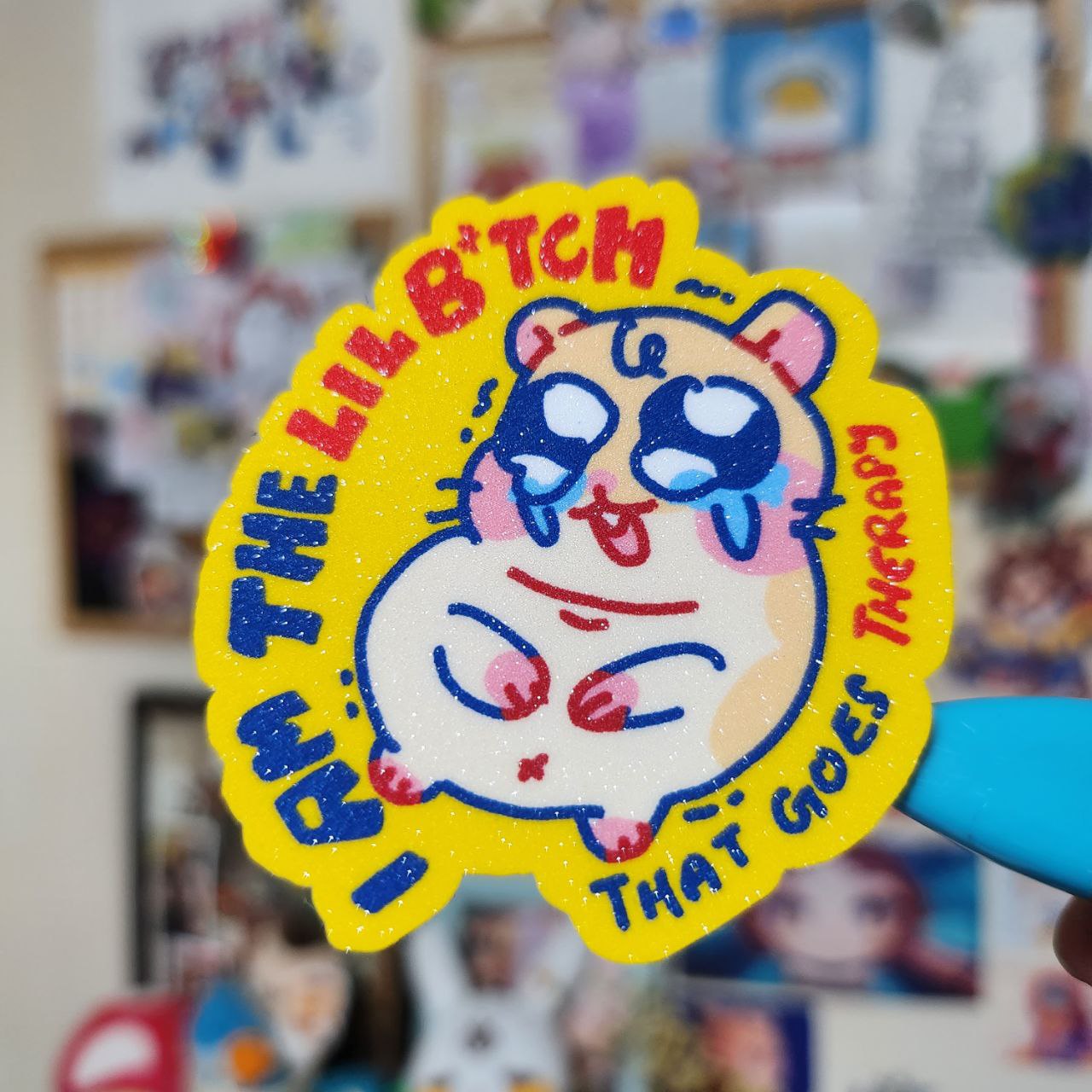 Therapy Hampter Sticker