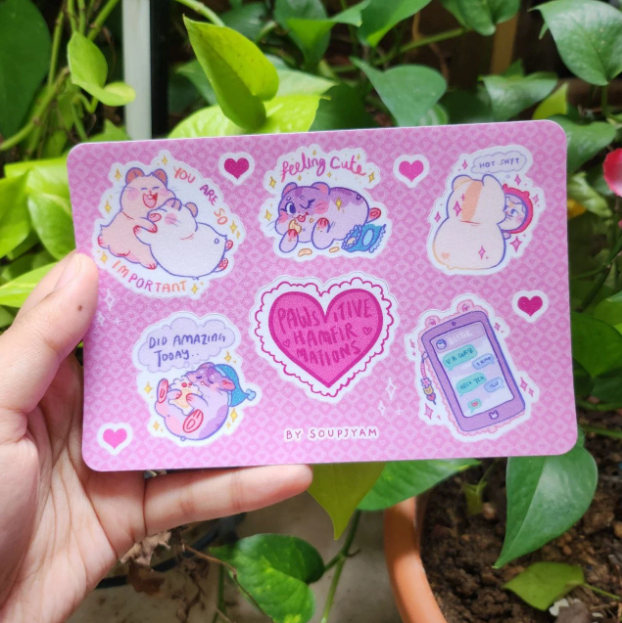 Pawstive Sticker Sheet