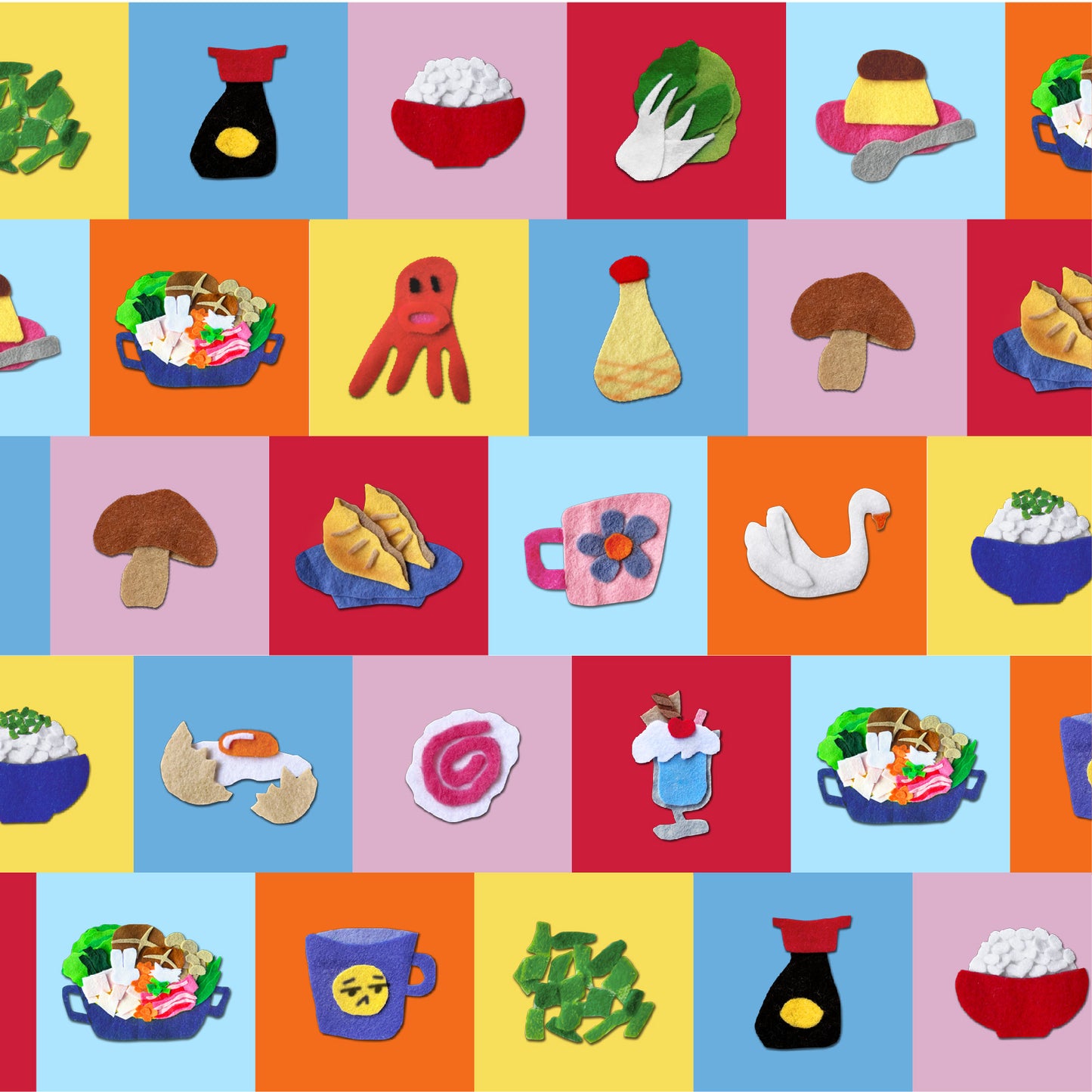 Felt Icons Washi Tape