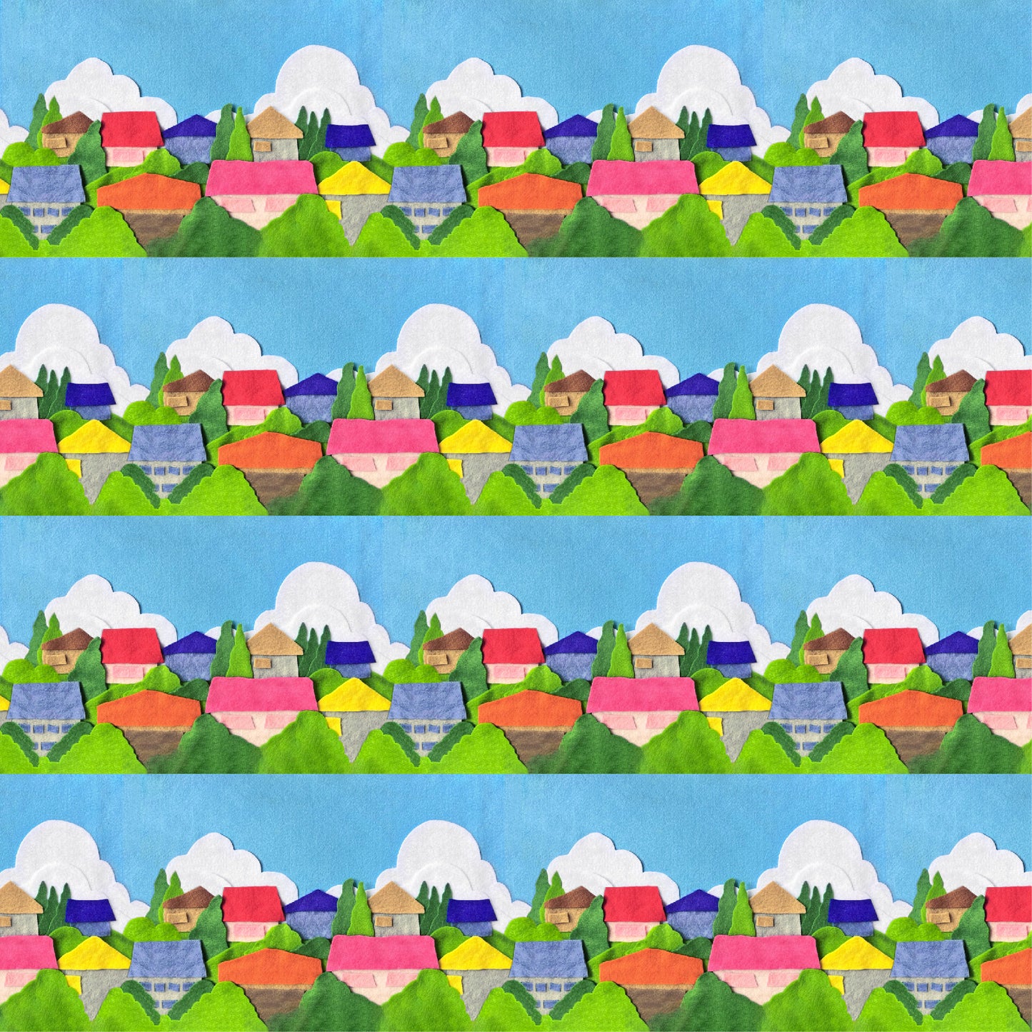 Felt Houses Washi Tape