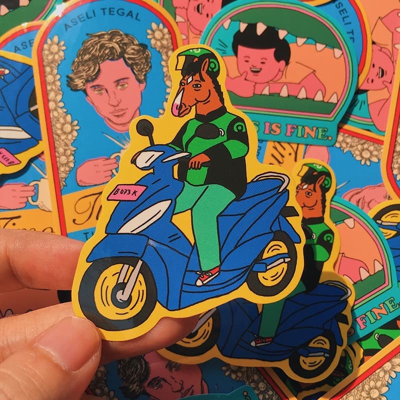 Gojack Horseman Sticker