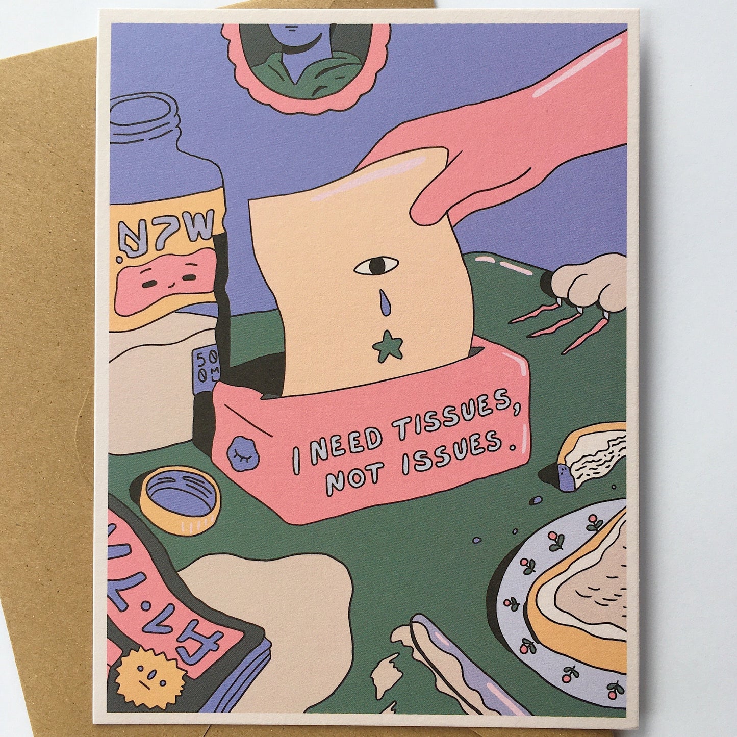 Tissues Postcard