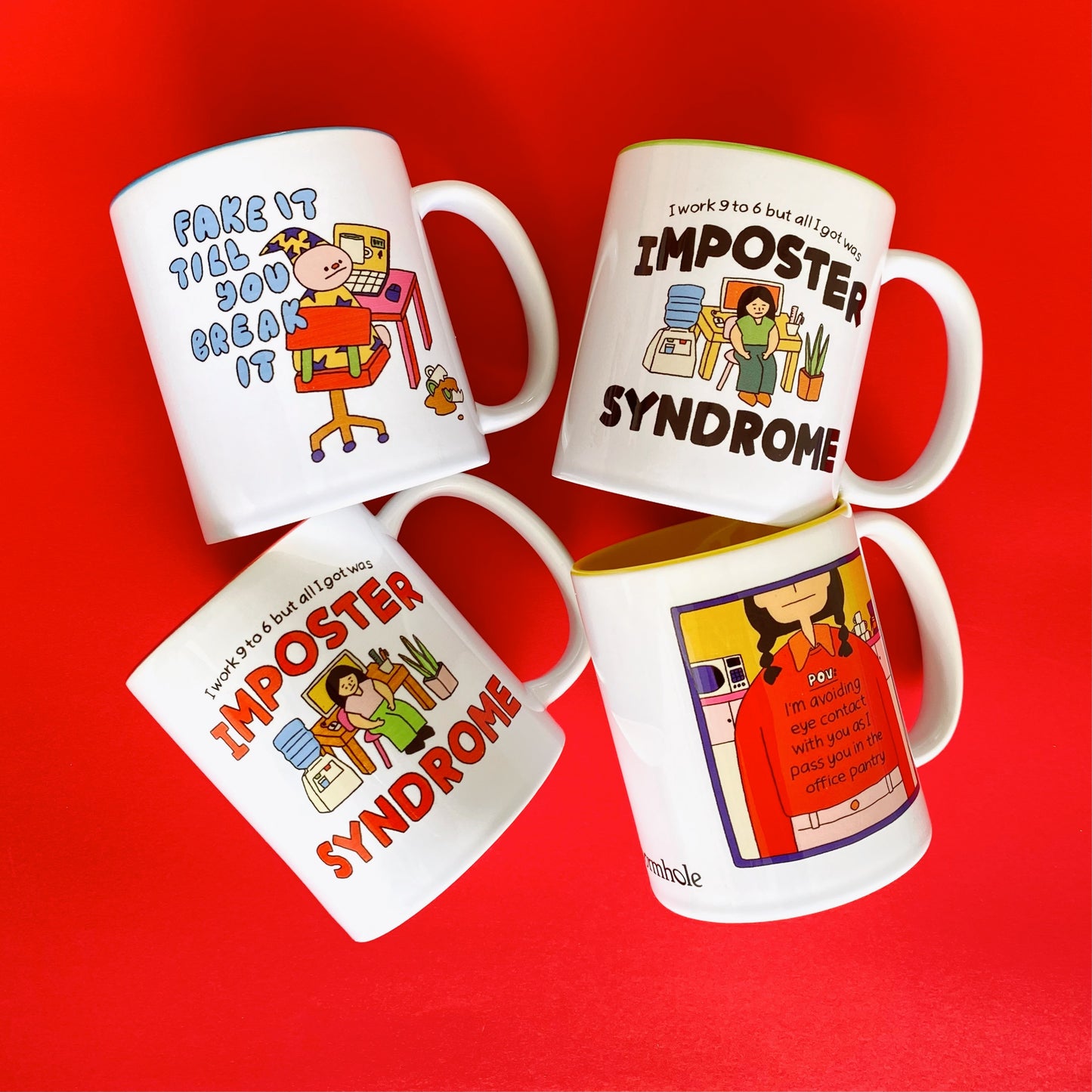 Avoiding Eye Contact Mug