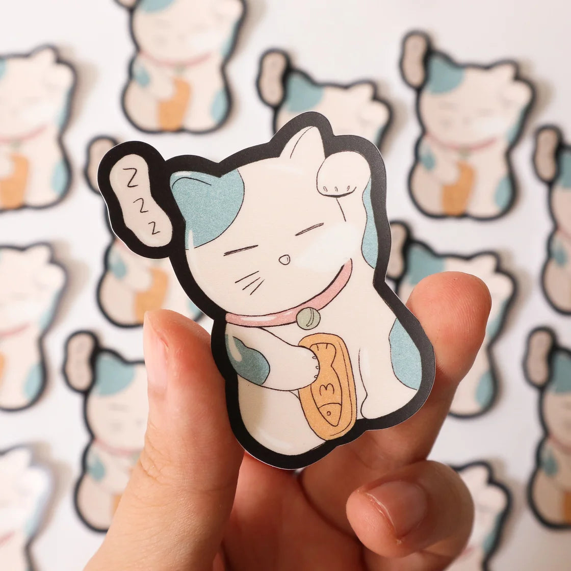 Sleepy Neko Sticker