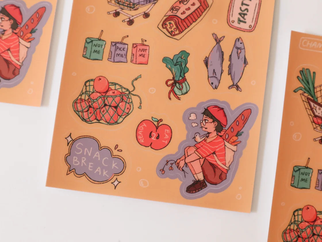 Grocery Run Sticker Sheet