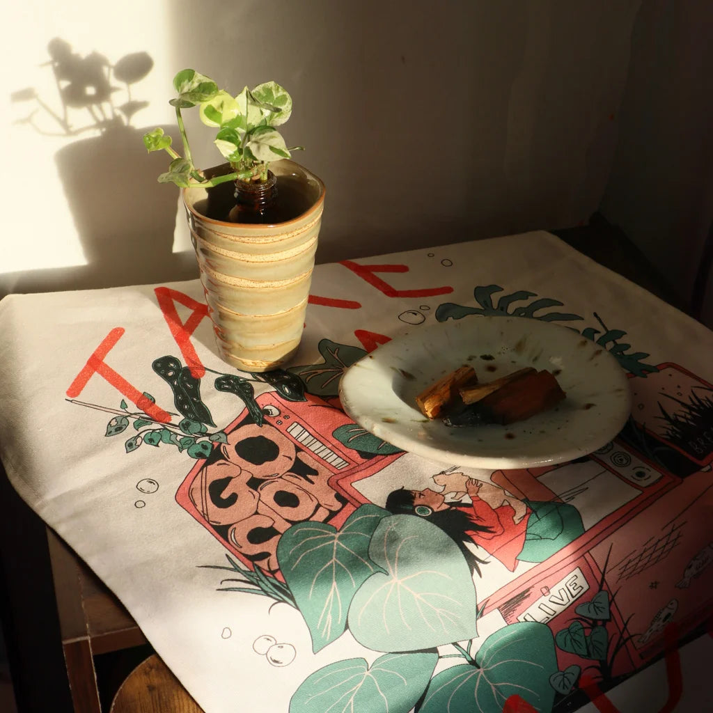 Take A Pause Tea Towel