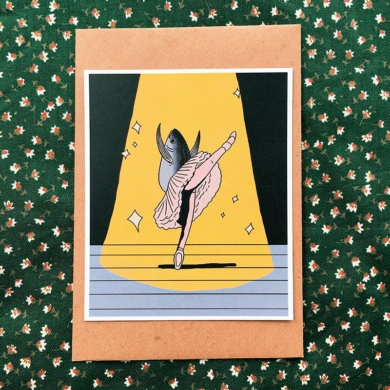 Ballet Tuna Postcard