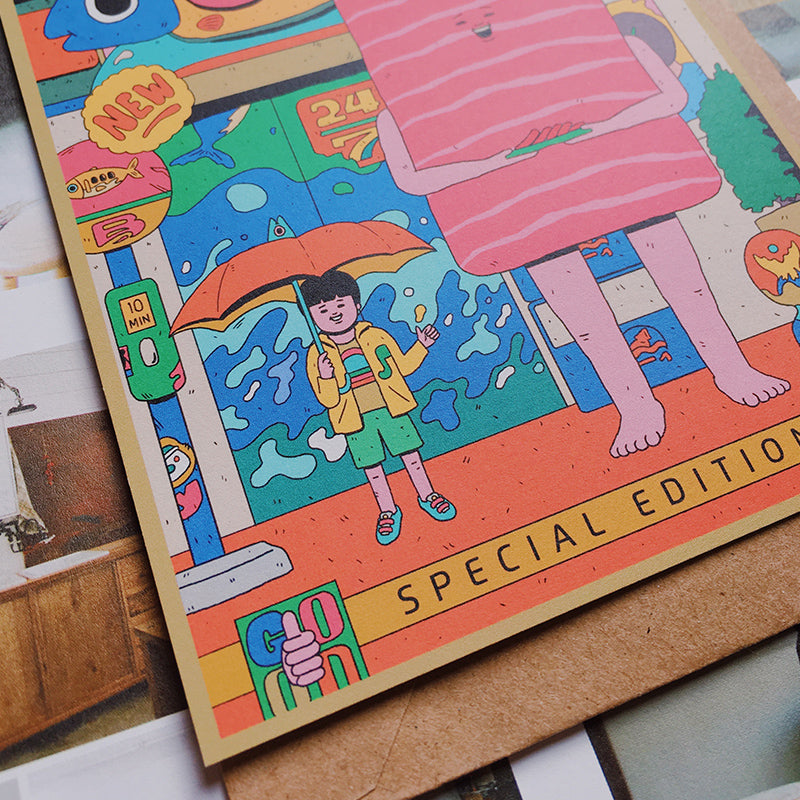 My Neighbor Ootoro Greeting Card