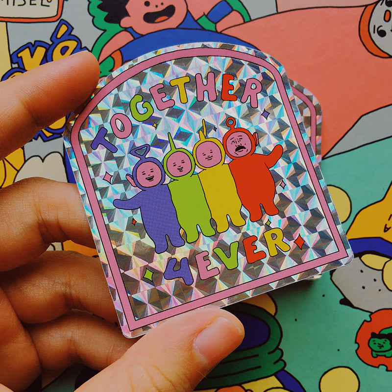 Together 4ever Prism Holographic Sticker
