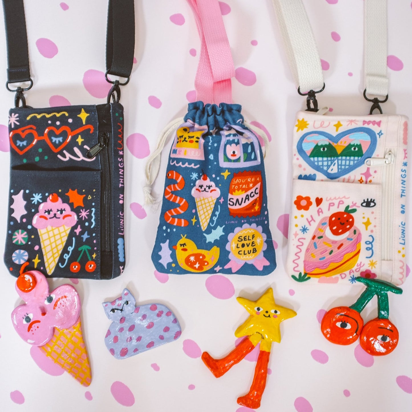 Think Happy Thoughts Essential Sling Bag