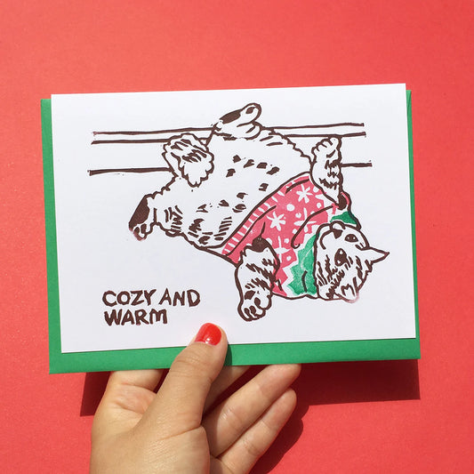 Cozy and Warm Greeting Card