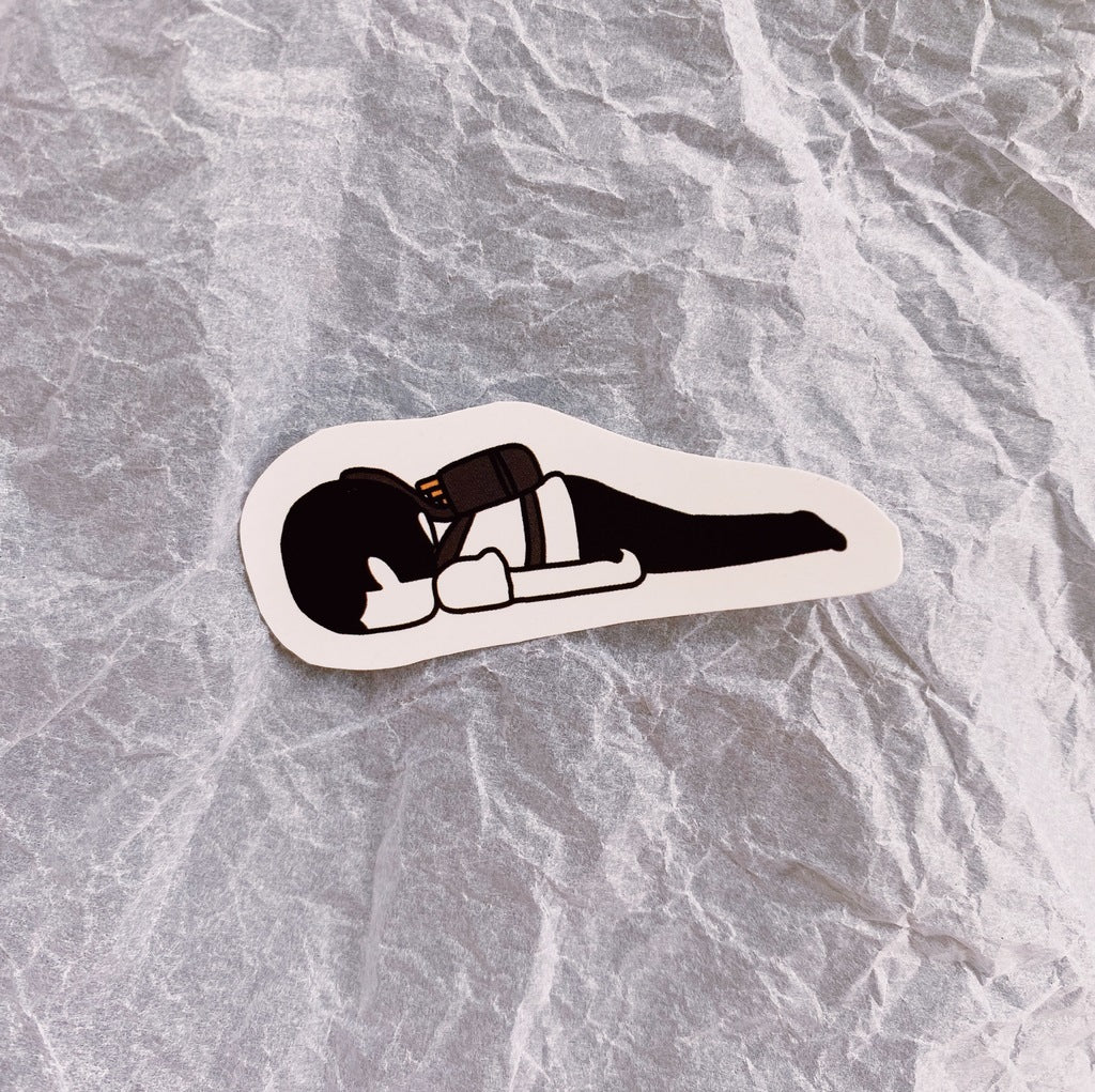 Lie Down Sticker
