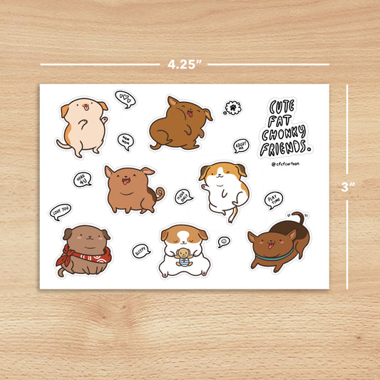 CFCFCartoon x Wormhole FUNDRAISER: Cute Chonky Dogs - Love The Voiceless