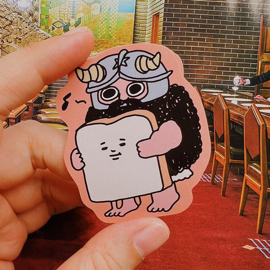 Breadman Senshi Vinyl Sticker