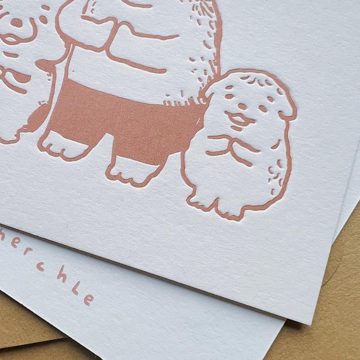 Thank you Letterpress Card