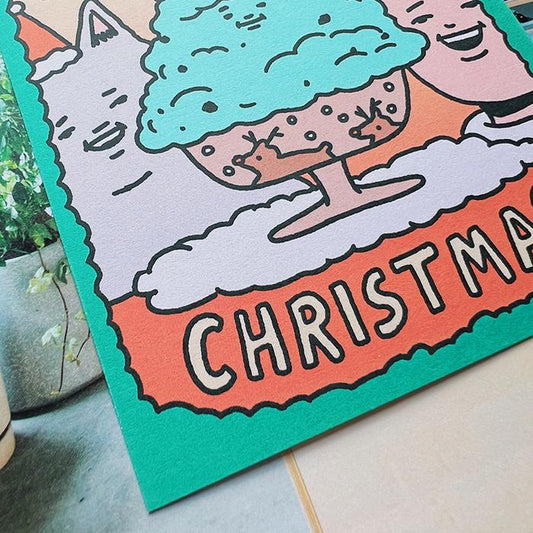 Chocominto Christmas Greeting Card