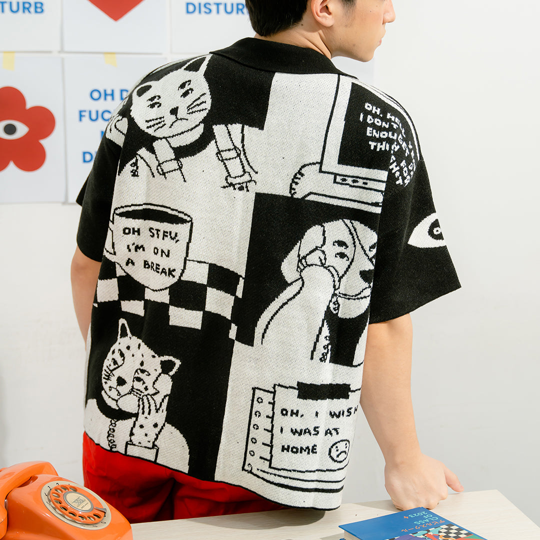 On a Break Knitted Shirt