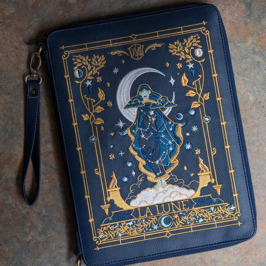 La Lune Embroidered iPad Sleeve