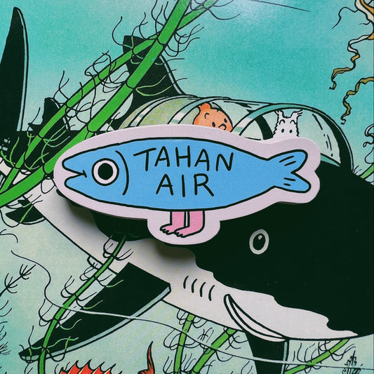 Tahan Air Vinyl Sticker