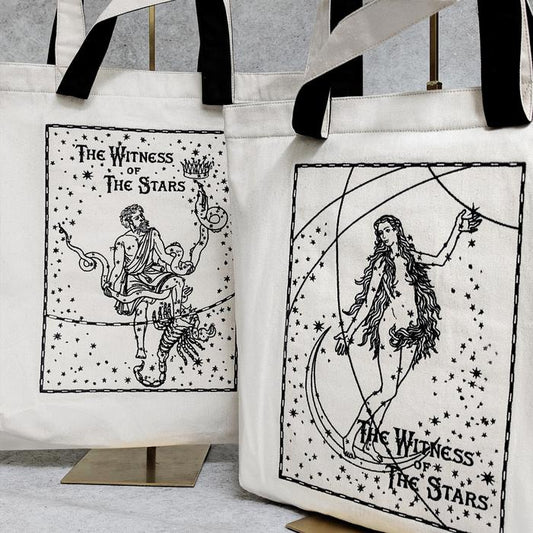Ophiucus and Venusta Embroidered Totebag