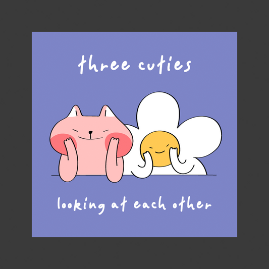 3 cuties print