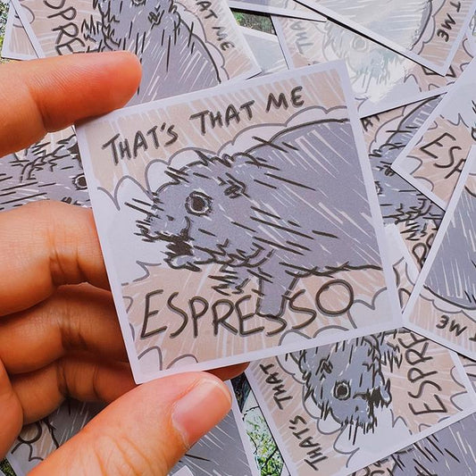 Espresso Sticker