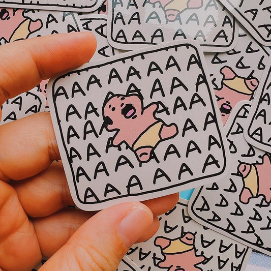 AAAAAAAAAA Vinyl Sticker