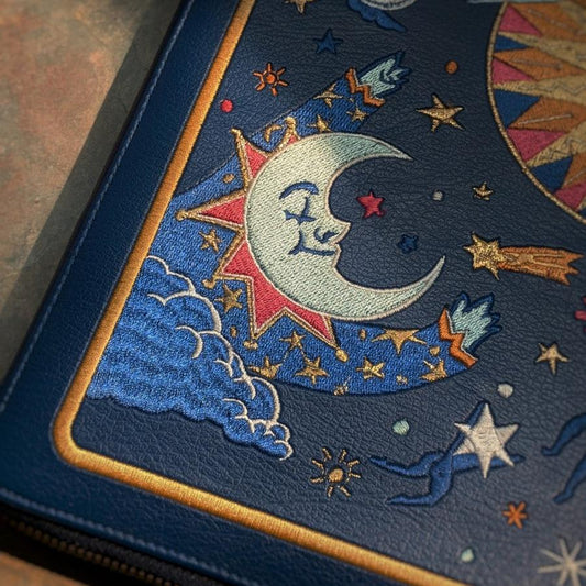 Celestral Embroidered iPad Sleeve