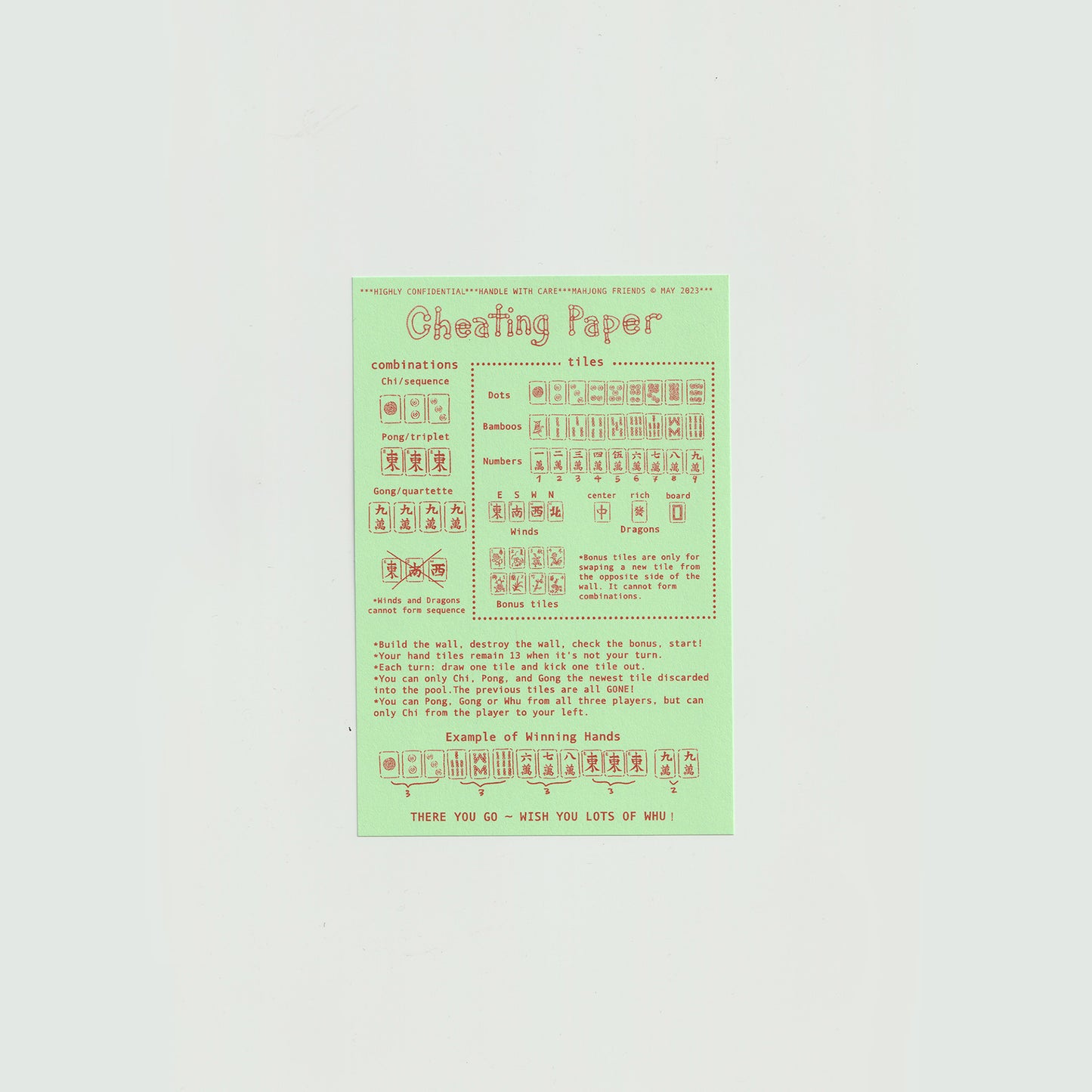 Mahjong: an International Manual