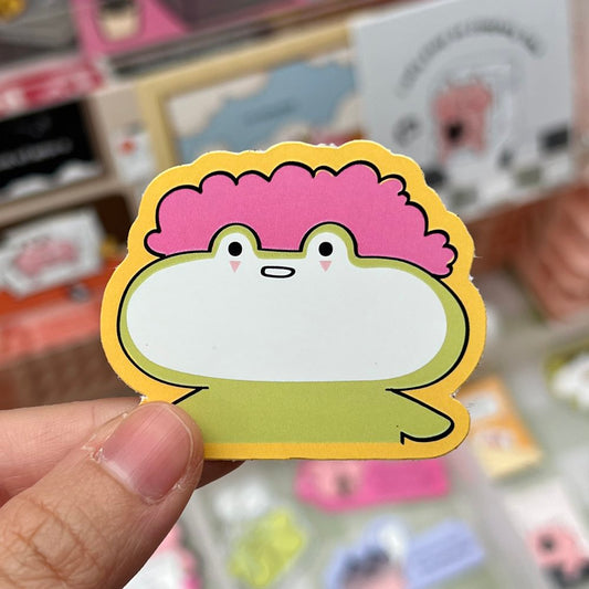 taken as a joke frog sticker