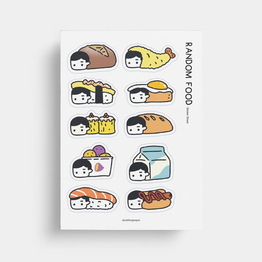 Food Sticker Sheet