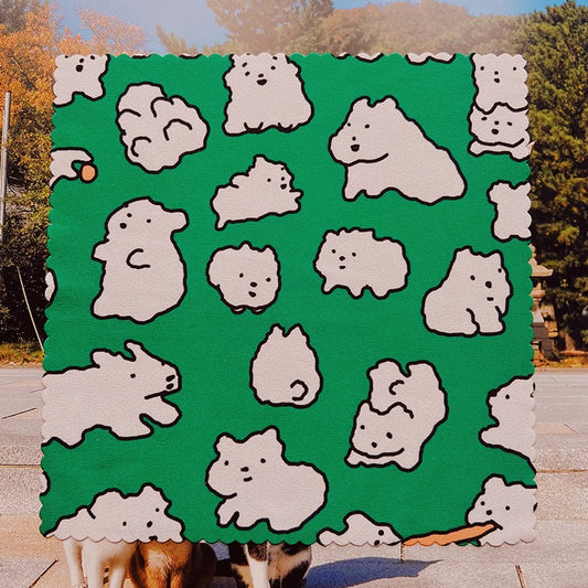 Wobbly Cotton Dogs - Microfiber Cloth