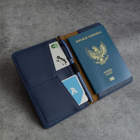 La Lune Embroidered Passport Cover