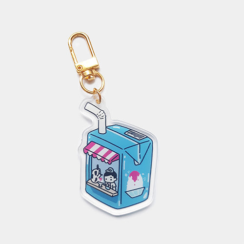 ABC Stall Juice Box Keychain